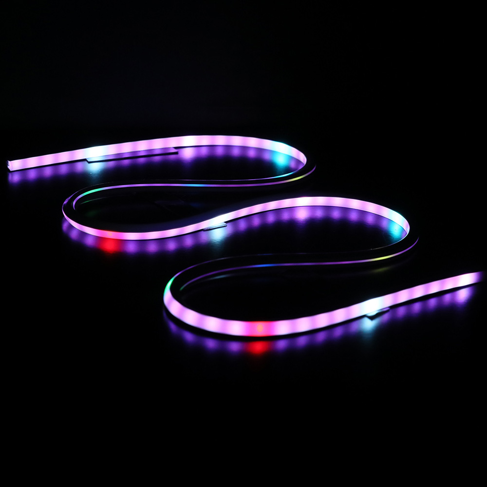 Narrowest DC5V WS2812C Dream Color LED Neon Lights Strip For DIY - 06*06mm Size 3.28ft Narrowest DC5V WS2812C Dream Color LED Neon Lights Strip For DIY - 06*06mm Size 3.28ft